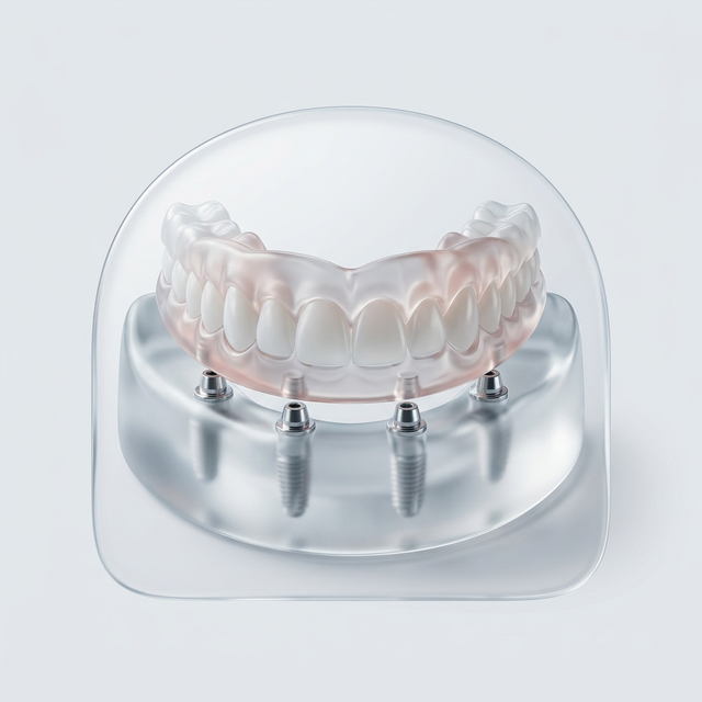 Premium 3D Dental Implant Illustration